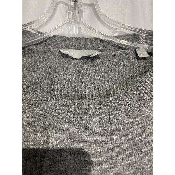 Mango Gray Oversized Wool/Blend Short Sleeve Sweater Tunic for Women - Picture 2 of 4